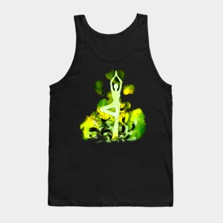 Yoga light lime Tank Top